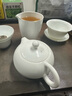 憶壺茶羊脂玉瓷西施壺陶瓷泡茶壺家用小茶具高端純手工功夫茶套裝 曬單實(shí)拍圖