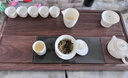 豪峰2025新款實(shí)木茶盤家用泡茶器茶臺(tái)黑檀紋茶托盤排水茶具七夕節(jié)禮物 曬單實(shí)拍圖