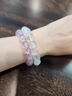 侗秘收藏級天然7A水晶手串珠寶老礦丁香紫鋰輝冰種手鏈女送生日禮物 9mm冰種紫鋰輝收藏級輝 曬單實(shí)拍圖