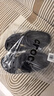 卡駱馳crocs經(jīng)典特林洞洞鞋|206340 黑色-001 41/42(260mm)  曬單實(shí)拍圖
