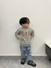 Gap【大小童同款】男女童2025秋季新款logo抓絨衛(wèi)衣兒童裝829305 灰色 110 /56(4-5歲) 曬單實(shí)拍圖