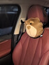 寶馬（BMW）BAVA小熊毛絨頭枕車(chē)用護(hù)頸可愛(ài)靠枕汽車(chē)座椅 BAVA毛絨頭枕 曬單實(shí)拍圖