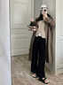 麒貝孕婦褲春秋季2025新款外穿黑色西褲托腹時(shí)尚大碼寬松小個(gè)子西裝褲 【秋季】經(jīng)典托腹-黑色 M 曬單實(shí)拍圖