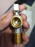 老銅匠（LTJ）燃氣熱水器球閥 角閥全開(kāi)大流量全銅冷熱4分廚房水槽衛生間熱水 曬單實(shí)拍圖