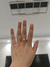 BOEAY一克拉莫桑鉆石戒指女款鉆戒純銀結(jié)求婚戒指鐘久久七夕情人節(jié)禮物 【鉆戒禮盒】星辰女戒1克拉+男戒/免費刻字 曬單實拍圖