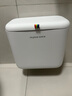 佳幫手廁所垃圾桶6.8L衛(wèi)生間專用壁掛式廚房懸掛家用帶蓋+40只垃圾袋 曬單實拍圖