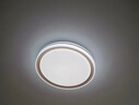 雷士（NVC） led吸頂燈主臥次臥室燈溫馨吸頂燈飾燈具大氣現(xiàn)代簡約浪漫吸頂燈 【星云-白金款】36瓦 三色臥室燈 曬單實拍圖