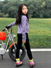 moonkids童裝女童連帽外套2025春秋新款長(cháng)袖兒童運動(dòng)軟殼衛衣開(kāi)衫短上衣 10153紫色運動(dòng)衣 120 cm 曬單實(shí)拍圖
