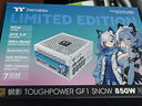 Thermaltake（Tt）額定850W 鋼影Toughpower GF1限定版電源 白色(原生PCIe5.1/ATX3.0/金牌認證/全模組) 曬單實(shí)拍圖