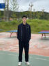 李寧（LI-NING）羽毛球服運動(dòng)長(cháng)袖套裝男女官方正品新款衛衣訓練長(cháng)褲AWEV021 AWEV021 黑色 男女同款 L (175) 曬單實(shí)拍圖