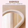 華愷之星 全身鏡家用穿衣鏡落地鏡臥室網(wǎng)紅奶油風(fēng)試衣鏡JY70白 160*50 曬單實(shí)拍圖