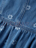 森馬（Semir）牛仔連衣裙女甜酷時(shí)尚個(gè)性2025夏元?dú)鉂M(mǎn)印背帶裙俏皮109325114025 曬單實(shí)拍圖