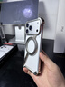 派凡【磁吸旋轉(zhuǎn)支架殼】適用蘋果iphone17promax手機(jī)殼apple保護(hù)套金屬無(wú)邊框裸機(jī)感鏤空散熱防摔新款 鈦灰銀-360°旋轉(zhuǎn)支架【磁吸充電/氣囊防摔】 iphone 17Pro 曬單實(shí)拍圖