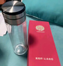 希諾茶水分離玻璃杯抗菌杯泡茶杯子教師節禮物老師實(shí)用XN-7095K 320mL 曬單實(shí)拍圖