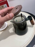 西多米泡茶壺飄逸杯2025新款胡桃木把手玻璃內膽一鍵過(guò)濾茶水分離沖茶壺 曬單實(shí)拍圖