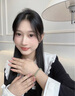 雅薇妮天然和田玉手串女晴水翡翠寶玉石手鐲禮物碧玉手鏈散珠子 【甄選老坑.收藏級】冰晴水圓珠淺款約8mm 曬單實(shí)拍圖