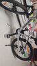 京東京造22英寸青少年兒童自行車(chē) 學(xué)生山地車(chē)7速禧瑪諾碟剎生日禮物銀色 曬單實(shí)拍圖