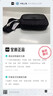 FILA【黑武士】斐樂斜挎包男包2025秋季新款老花輕便防潑水挎包單肩包 正黑色-BK XS 曬單實拍圖