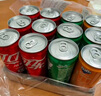 可口可樂（Coca-Cola）可樂*12+雪碧*8+芬達(dá)*4 有糖汽水 碳酸飲料  330ml*24罐 曬單實(shí)拍圖