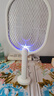 德雷博（DEREMBO ）電蚊拍滅蚊燈兩用鋰電池充電式紫光誘蚊基孔肯雅熱滅蚊神器P01 曬單實(shí)拍圖