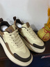 美國馬球協(xié)會(huì)（U.S.POLO ASSN.）男鞋秋季百搭經(jīng)典板鞋男2025新款軟皮軟底鞋子高端男士休閑鞋男 卡其 41 (255mm) 運(yùn)動(dòng)碼 曬單實(shí)拍圖