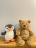 Jellycat花生企鵝動物毛絨玩偶兒童娃娃玩偶公仔毛絨生日七夕情人節(jié)禮物 黑色 Small 曬單實拍圖