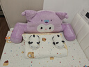 密愛(ài)港灣卡通無(wú)床頭靠墊防撞軟包2025新款榻榻米臥室兒童房大靠背枕可拆洗 K-奶油兔紫色【倚靠扶手】 含枕芯 1.2米床適用（110x55cm）【可拆洗】 曬單實(shí)拍圖