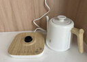 鳴盞【國家補(bǔ)貼】燒水壺泡茶 電熱水壺功夫茶壺電茶爐 茶藝師專用電茶壺智能恒溫電熱水壺MZ152A白色 曬單實拍圖
