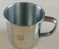 金鑰匙（GOLDEN KEY）304不銹鋼學(xué)生水杯學(xué)校家用口杯防摔帶手柄茶杯學(xué)生款帶蓋GK-KB90 曬單實(shí)拍圖