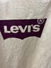 Levi's 李維斯兒童裝男童長袖T恤春秋款圓領(lǐng)打底衫百搭撞色插肩袖上衣 焦糖布丁白 160 /80 【建議身高158-170cm】 曬單實拍圖