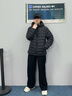 雪中飛輕薄羽絨服男士春秋冬御寒保暖羽絨衣防風(fēng)時(shí)尚潮流連帽純色外套 曬單實(shí)拍圖