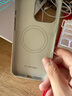 鑒百伊 超薄磁吸適用iphone17promax手機殼蘋(píng)果16pro法蘭絨15金屬鏡框14pro小眾高級感13新款12保護殼 銀空灰-皮質(zhì)法蘭絨-磁吸 iPhone 16 Pro Max 曬單實(shí)拍圖