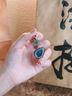 SAGA世家品牌手表女士石英腕表天使之眼手鐲手表生日禮物送老婆送女友 伊比薩藍(lán)款 S碼 曬單實(shí)拍圖