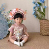 迪士尼寶寶嬰兒衣服夏季男女寶寶連體衣可愛(ài)周歲哈衣洋氣國風(fēng)爬服滿(mǎn)月百天衣 粉紅色 66cm 66碼建議3-6個(gè)月10斤-13斤 曬單實(shí)拍圖