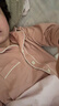 十月結(jié)晶月子服春秋厚款棉產(chǎn)后孕婦睡衣哺乳家居服套裝豆粉 M碼 曬單實拍圖