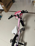 優(yōu)貝（RoyalBaby）兒童自行車男女鎂合金單車 月亮系列4-7歲 宇航員16寸 粉色 曬單實(shí)拍圖