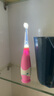 百刷寶貝（brush-baby）寶寶電動牙刷0-3歲軟毛防水聲波震動兒童嬰兒牙刷小月齡1歲2歲3歲 粉色款【1年質(zhì)?！?主機(jī)+2刷頭 曬單實(shí)拍圖