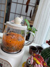 小南瓜養(yǎng)生壺多功能全自動(dòng)煮茶器迷你家用燒水壺電熱水壺恒溫壺茶壺家電茶壺?zé)骷逅帀刂笏畨夭Ａ?頂配款【配濾網(wǎng)+杯墊+勺子】 0.5L 曬單實(shí)拍圖