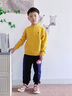 POLOWALK童裝男童長(cháng)袖針織衫2025秋季新品毛衣簡(jiǎn)系中高領(lǐng)套頭外套 黃色 150 150cm 曬單實(shí)拍圖