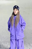 南恩【天際線】Nanend滑雪服男女同款RECCO單板滑雪外套3L壓膠Arc雪服 藤蔓紫 M 曬單實拍圖