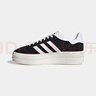 阿迪達(dá)斯 （adidas）三葉草系列 女子 GAZELLE BOLD W 休閑鞋 HQ6912 黑色 37碼 曬單實(shí)拍圖