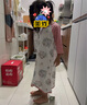 七彩博士嬰兒睡袋春夏款竹棉睡袍防踢被神器男兒童睡衣夏季女寶寶睡裙四季 七分袖小犀牛（竹棉） 110碼【適用身高105-115cm】 曬單實拍圖