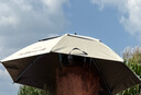 漁之源傘帽頭戴式防曬傘帽雨傘帽釣魚遮陽(yáng)傘帽頭戴式太陽(yáng)傘帽子傘 咖色【雙傘骨+雙層黑膠+橡膠圈】中號(hào)+袖套 曬單實(shí)拍圖