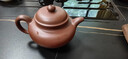 洛湘宜興紫砂壺純手工泡茶壺茶器名家大容量原礦紫砂茶壺高端收藏送禮 底槽清蓮子壺 330毫升 曬單實(shí)拍圖