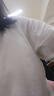 優(yōu)衣庫合作款女裝大師T圓領(lǐng)T恤短袖正肩素色白T474404 00 白色 S /155/80A 曬單實(shí)拍圖
