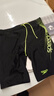 速比濤（Speedo）泳褲男大標logo系列專業(yè)訓練抗氯速干經(jīng)典及膝游泳褲 鮮黃色 34 曬單實拍圖