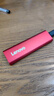 聯(lián)想（Lenovo）1TB 移動硬盤固態(tài)(PSSD) ZX1 Type-c USB3.1雙接口 讀速560MB/s 手機直連 電腦 紅色 曬單實拍圖