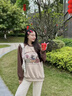 迪士尼（Disney）炸街親子裝一家三口四口全家母子母女裝春秋款家庭父子裝父女衛衣 衛衣不加絨 66 嬰兒爬服(12斤左右) 曬單實(shí)拍圖