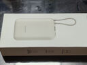 小米（MI）【3C認(rèn)證】小米充電寶移動(dòng)電源 10000  自帶線(xiàn)雙向快充口袋版  淺咖色 可上飛機(jī)/火車(chē) 曬單實(shí)拍圖