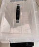 禧天龍塑料衣物收納箱玩具整理箱55L 透明 1個裝 帶輪 曬單實拍圖